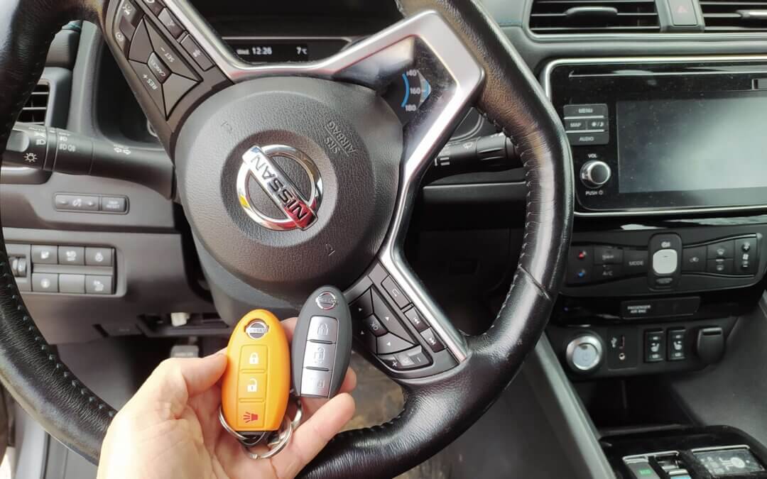 Nissan Leaf kulcsmásolás